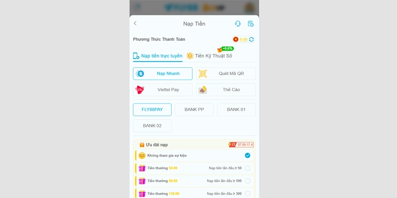 FLY88 ⭐️ Link Vào Nhà Cái FLY88.COM | Đăng Ký FLY 88 +58K 17 Chính sách nạp rút Fly88 thần tốc tiện lợi cho hội viên